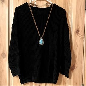 Black Knit Sweater